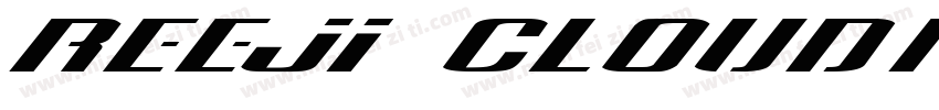 Reeji CloudRuiSongCu字体转换